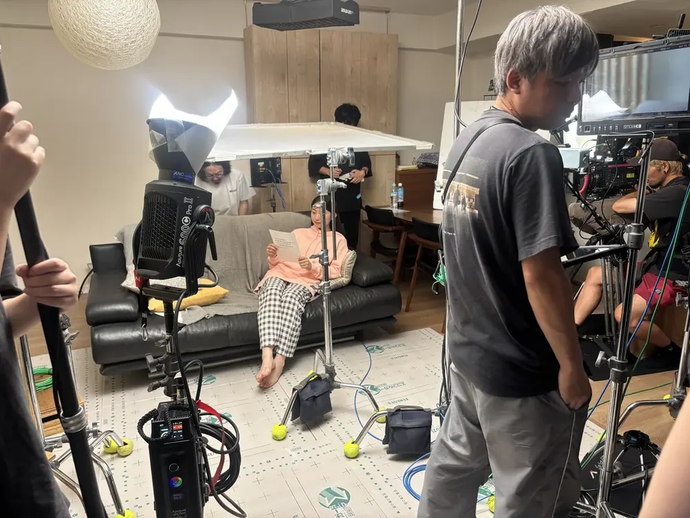 撮影の様子①